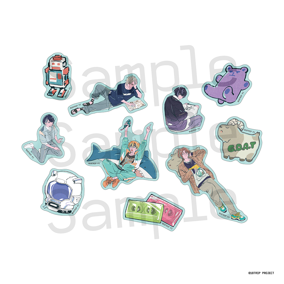18TRIP Cassette #01~05』カセットイラストグッズ発売決定！ | 【公式