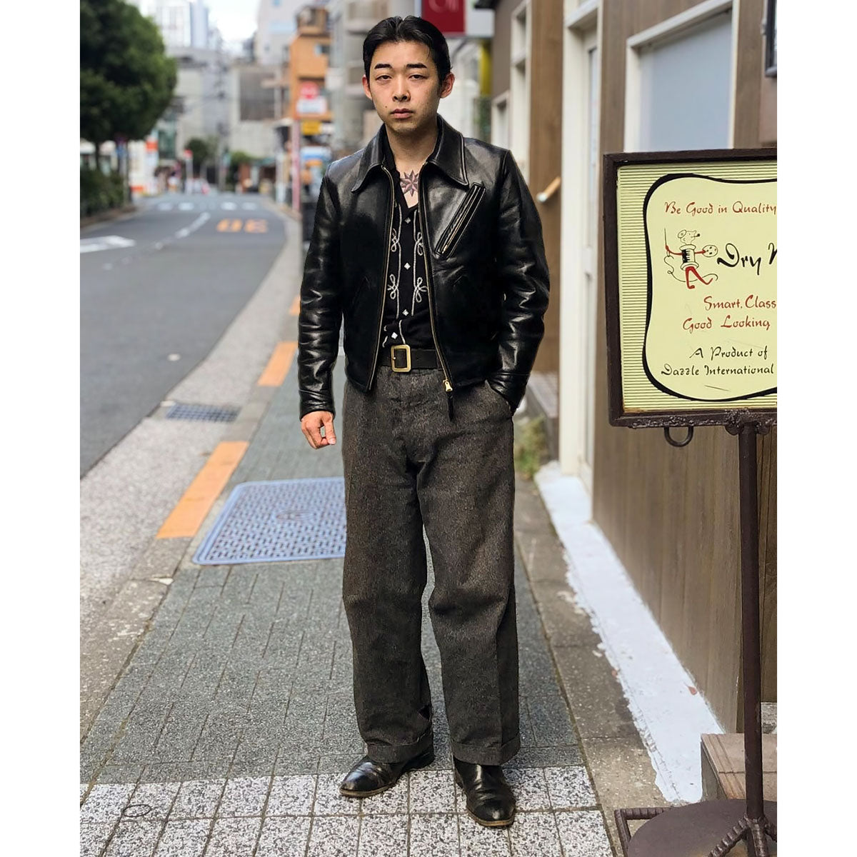 Single Leather Sport Jacket – Dry Bones Online Shop