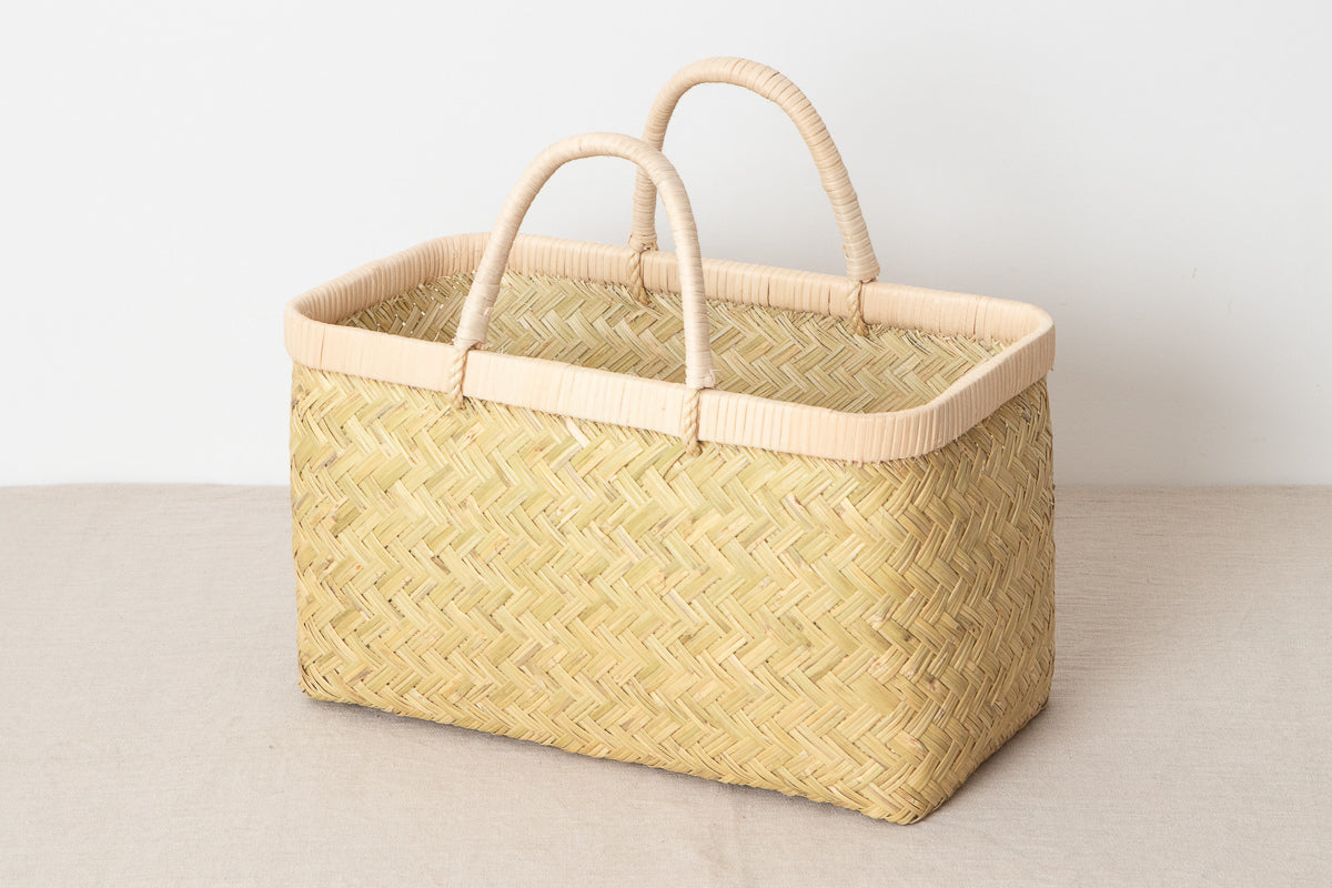 丈夫で使いやすい すず竹の市場かご – 市川籠店 | 1basketry