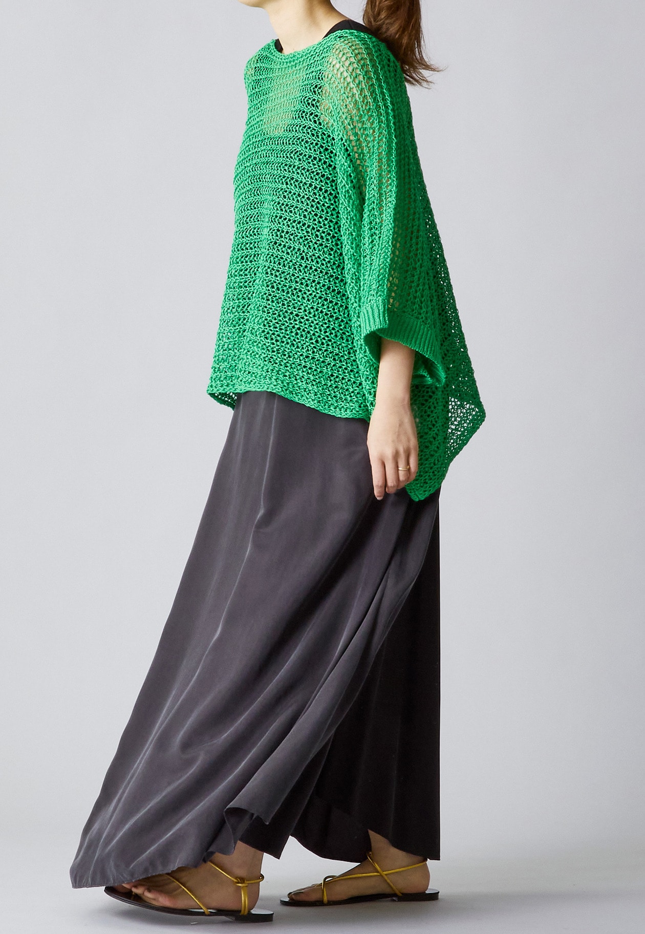 リネンオーバーポンチョニット】｜1er Arrondissement（プルミエ