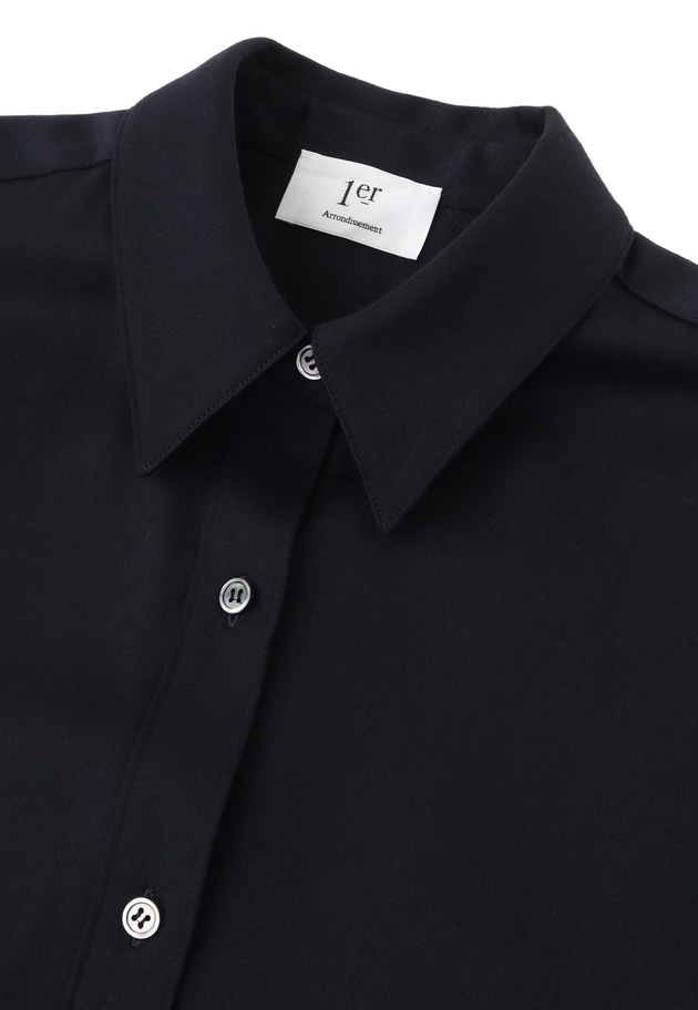 ウールサテンシャツ】｜1er Arrondissement（プルミエ アロンディス