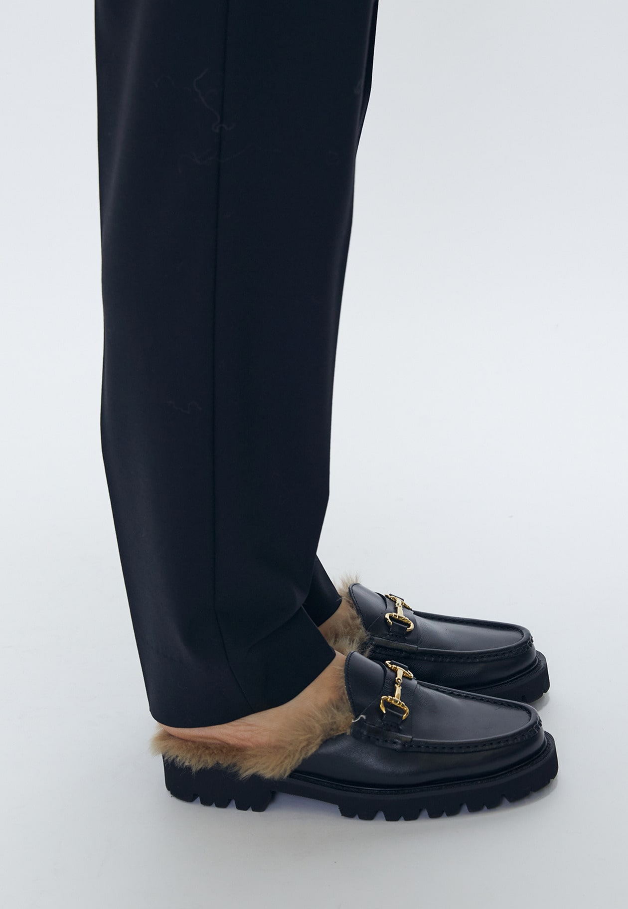 CAMINANDO/カミナンド＞SHEARING-LINED ビットファーローファー】｜1er