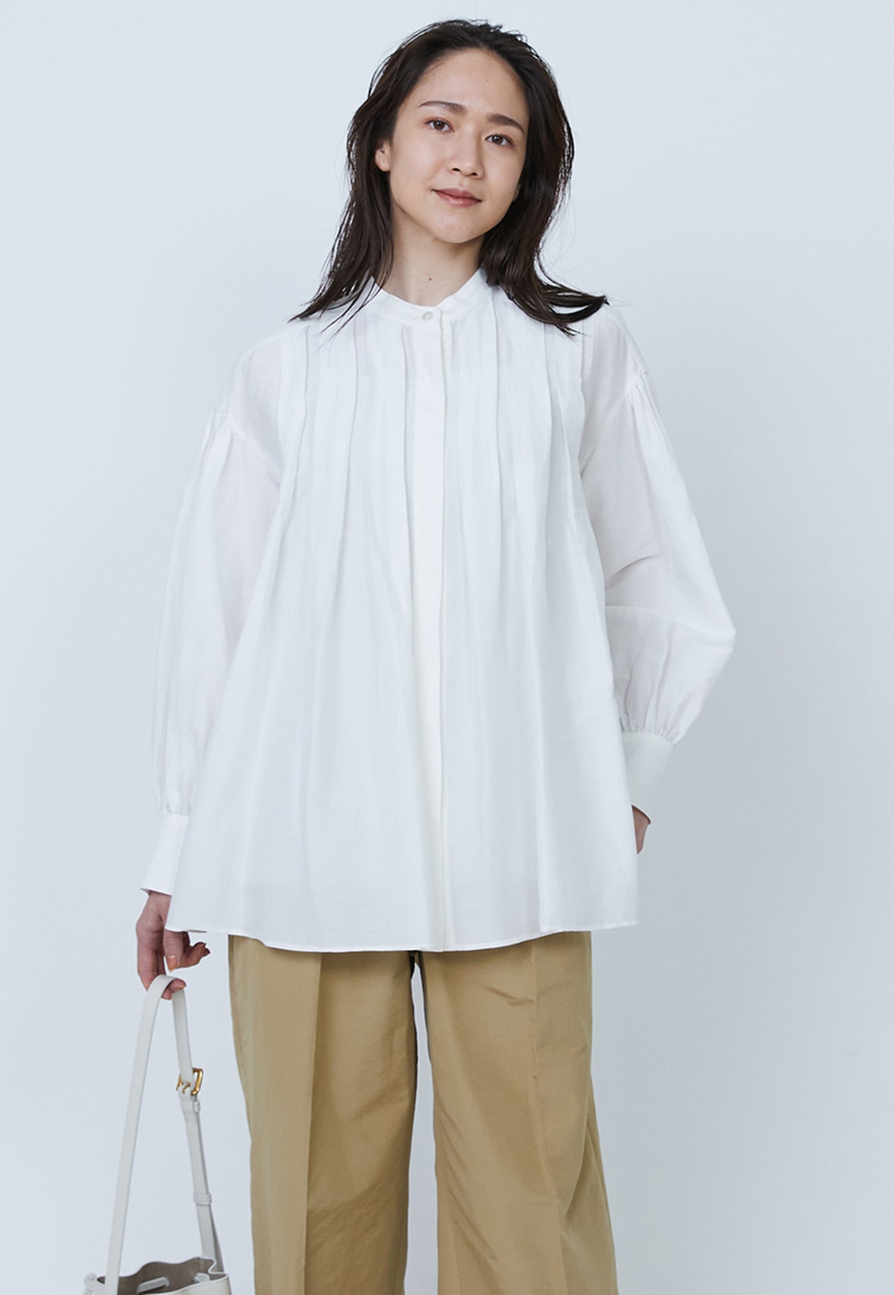 タックバンドカラーシャツ】｜1er Arrondissement（プルミエ アロン