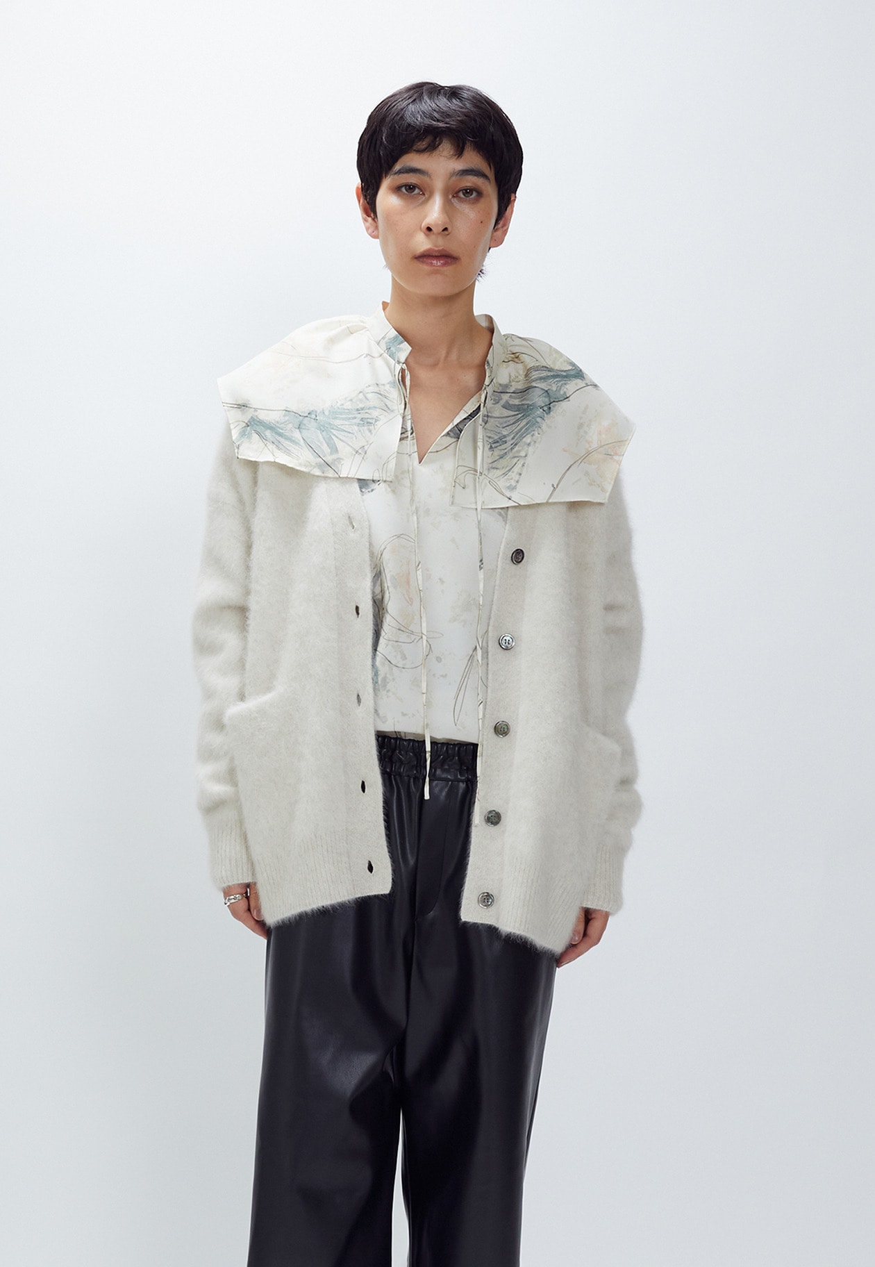 リニューアル】FOXカシミアカーディガン】｜1er Arrondissement