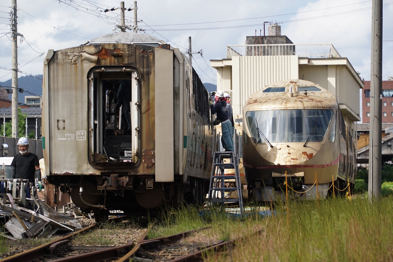 さらば探検家】タンゴエクスプローラー(KTR001)が解体開始 | 鉄道プレス