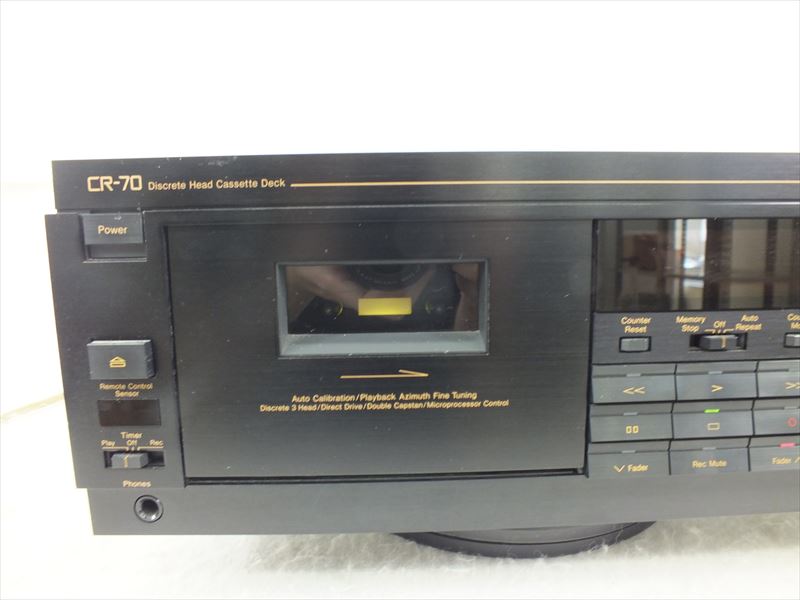 カセットデッキ Nakamichi ナカミチ CR-70 の買取実績