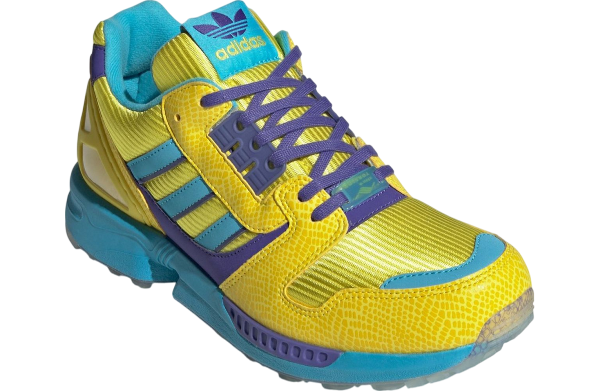 Atmos x Adidas ZX 8000 G-SNK Yellow / Teal - Jun 2025 - JQ2580