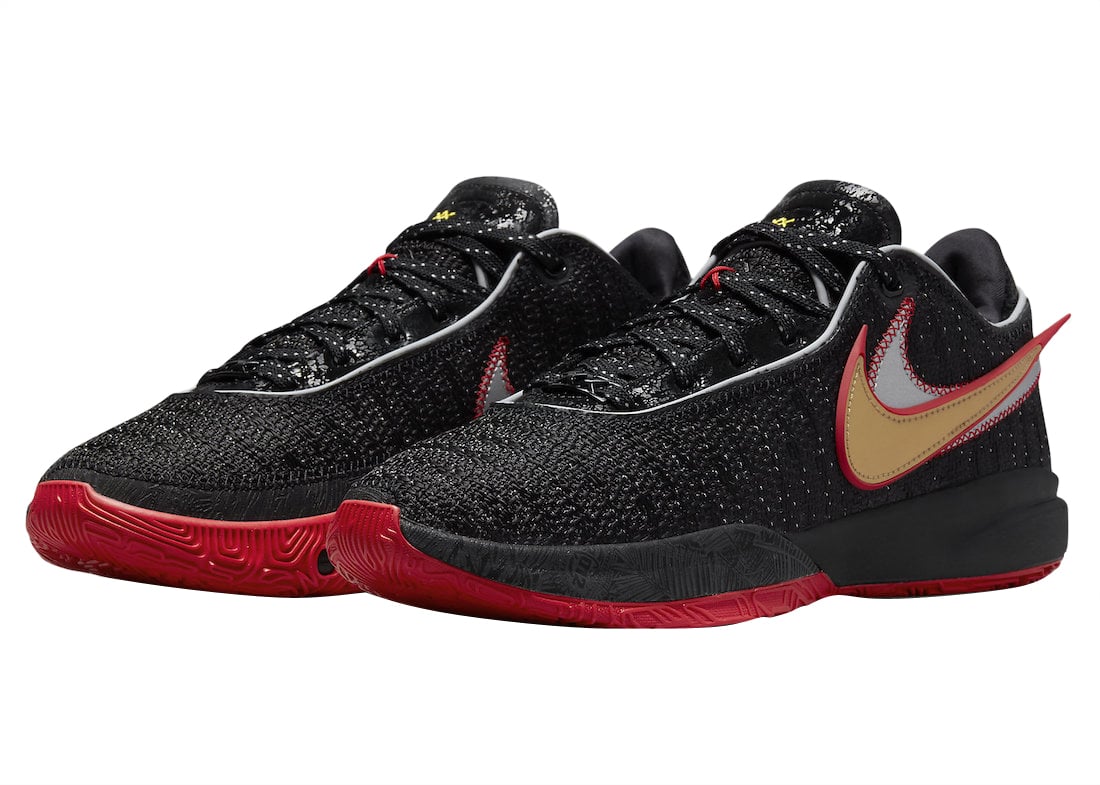 BUY Nike LeBron 20 Black University Red | Kixify Marketplace