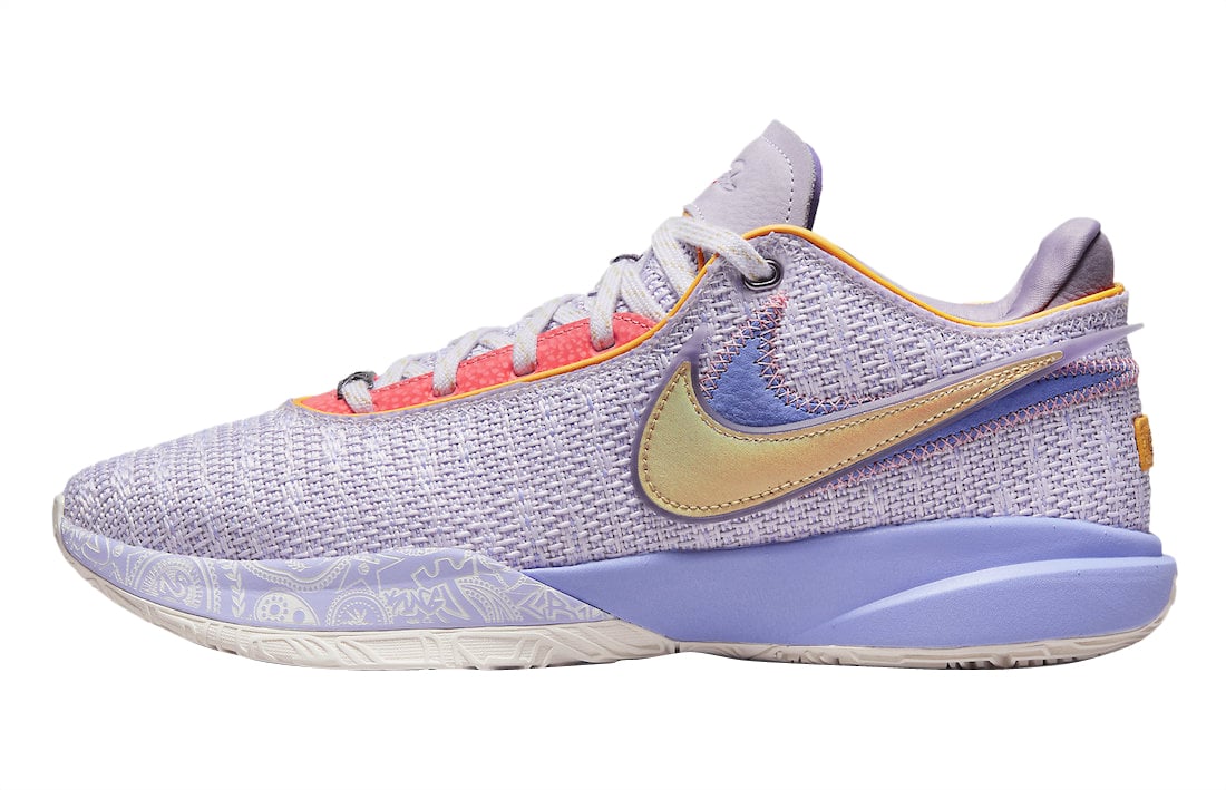 Nike LeBron 20 Violet Frost - Nov 2022 - DJ5423-500 - KicksOnFire.com
