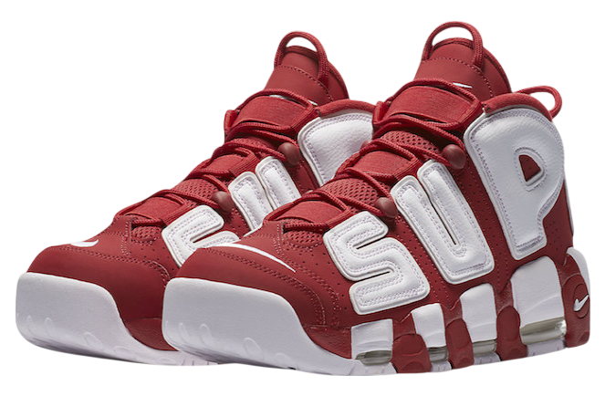 BUY Supreme X Nike Air More Uptempo Red | Kixify Marketplace