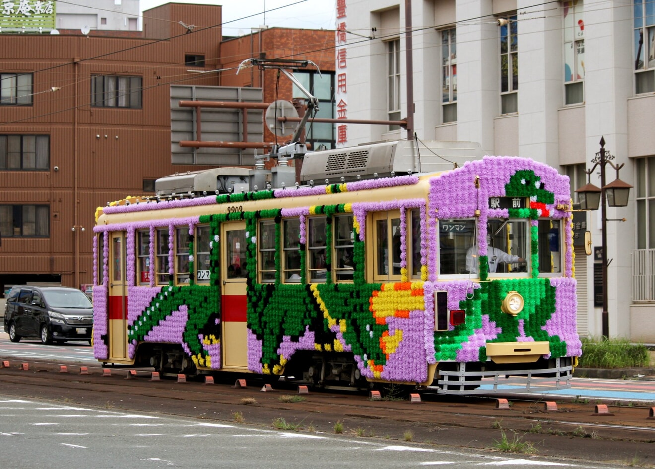 豊鉄】モ3200形3203号が豊橋まつりに向けて花電車に |2nd-train鉄道