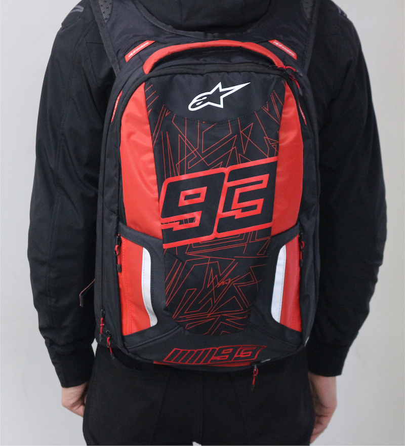 ALPINESTARS＆マルケス コラボシリーズ「MM93 JEREZ v2 Back Pack」を