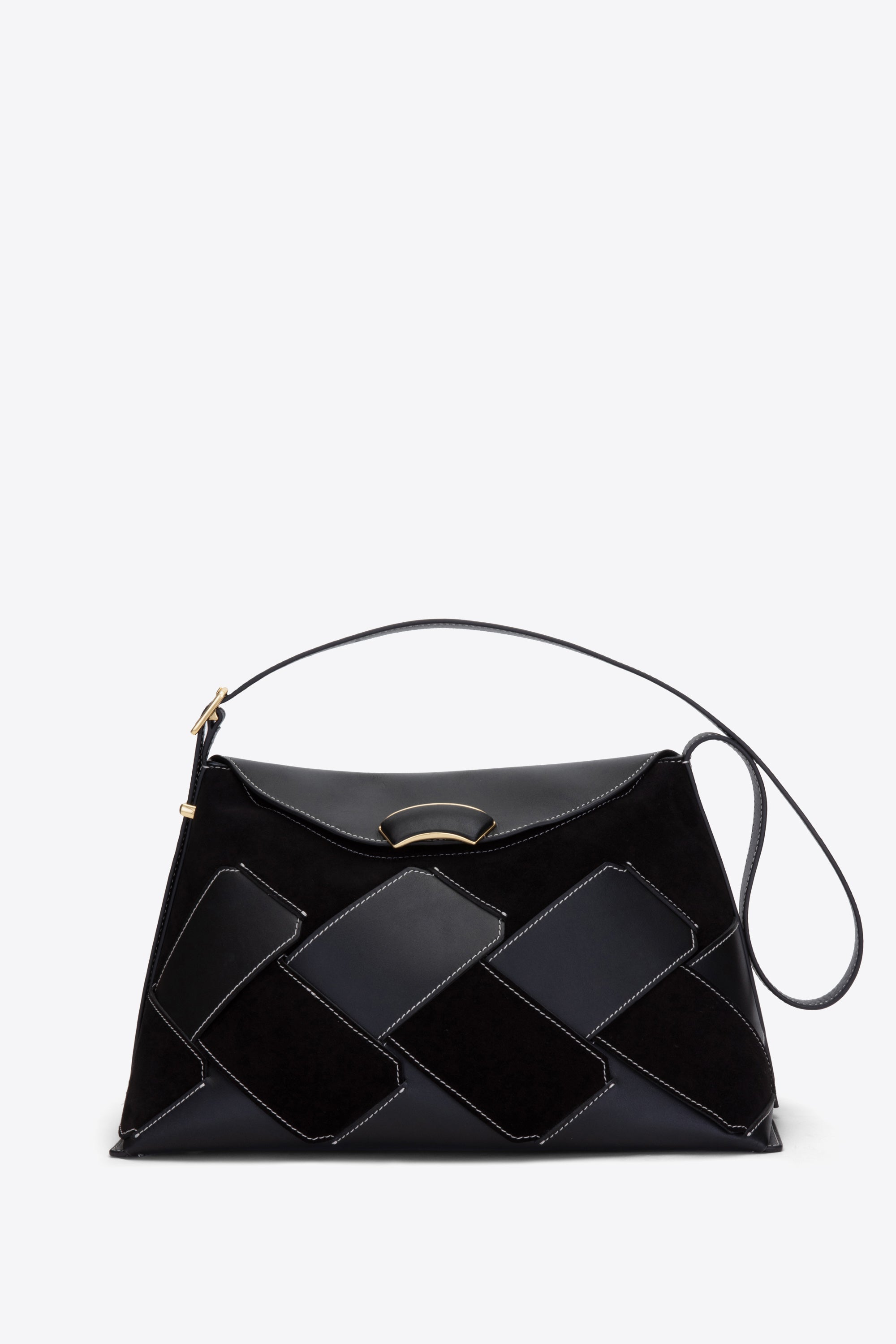 Black ID Woven Soft Shoulder Bag | Phillip Lim Women's Bags – 3.1