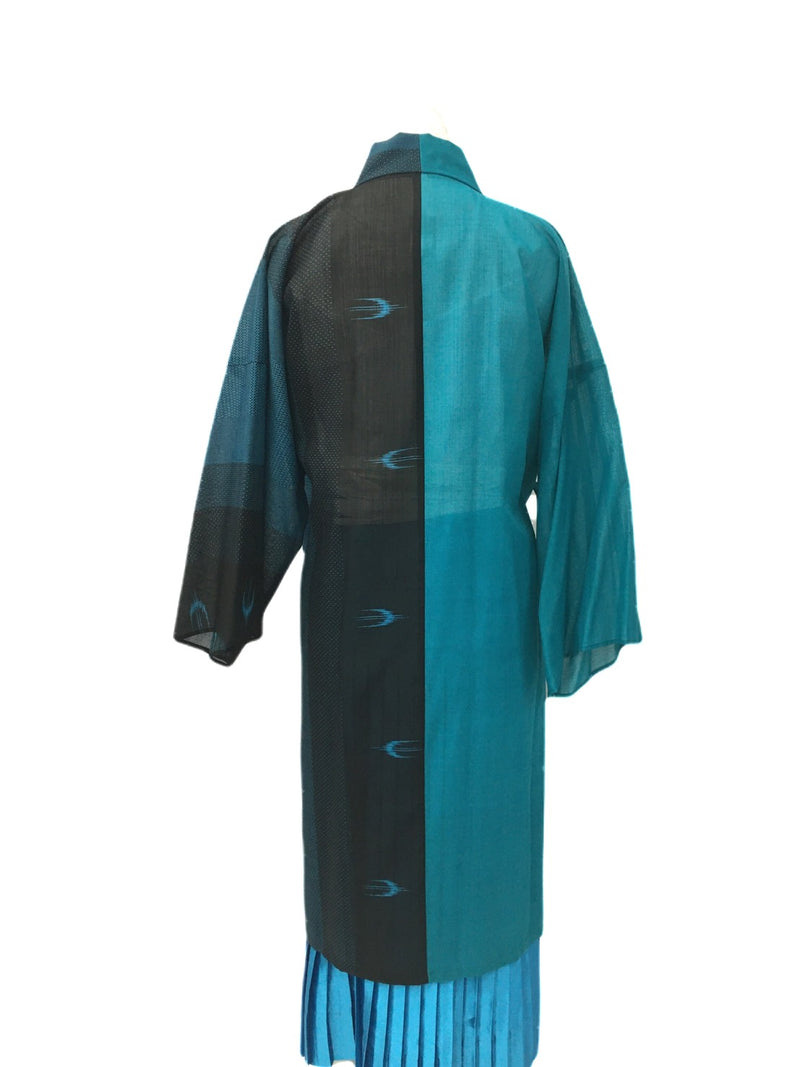 ハーフ衣裳/稽古着】絣柄 深海 | つは琉球店