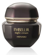Nourishing emollient night cream for face Embellir,35 g, Menard