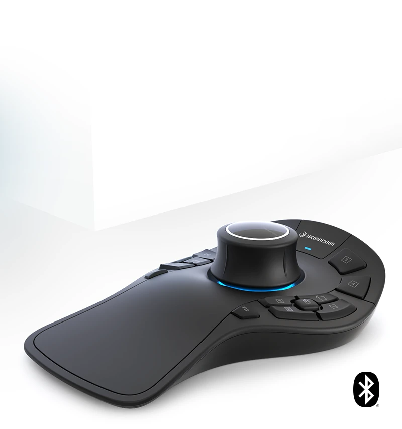 SpaceMouse Pro Wireless: comfort at mobile CAD workplace