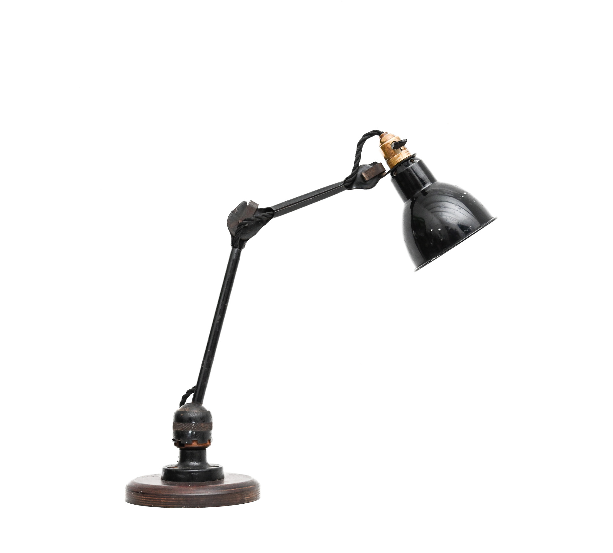 3details - 1930s Gras Ravel Model 304 “Semi-Fixe” Table Lamp by