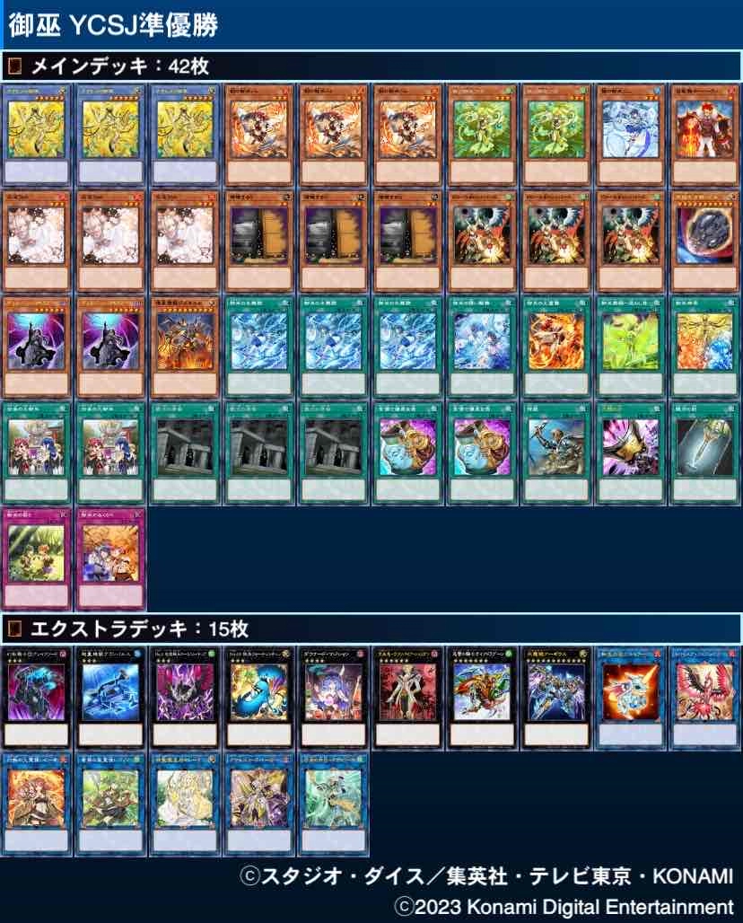 5分でわかる！今の遊戯王ガチ環境 2023年6月 ～YCSJの結果考察～