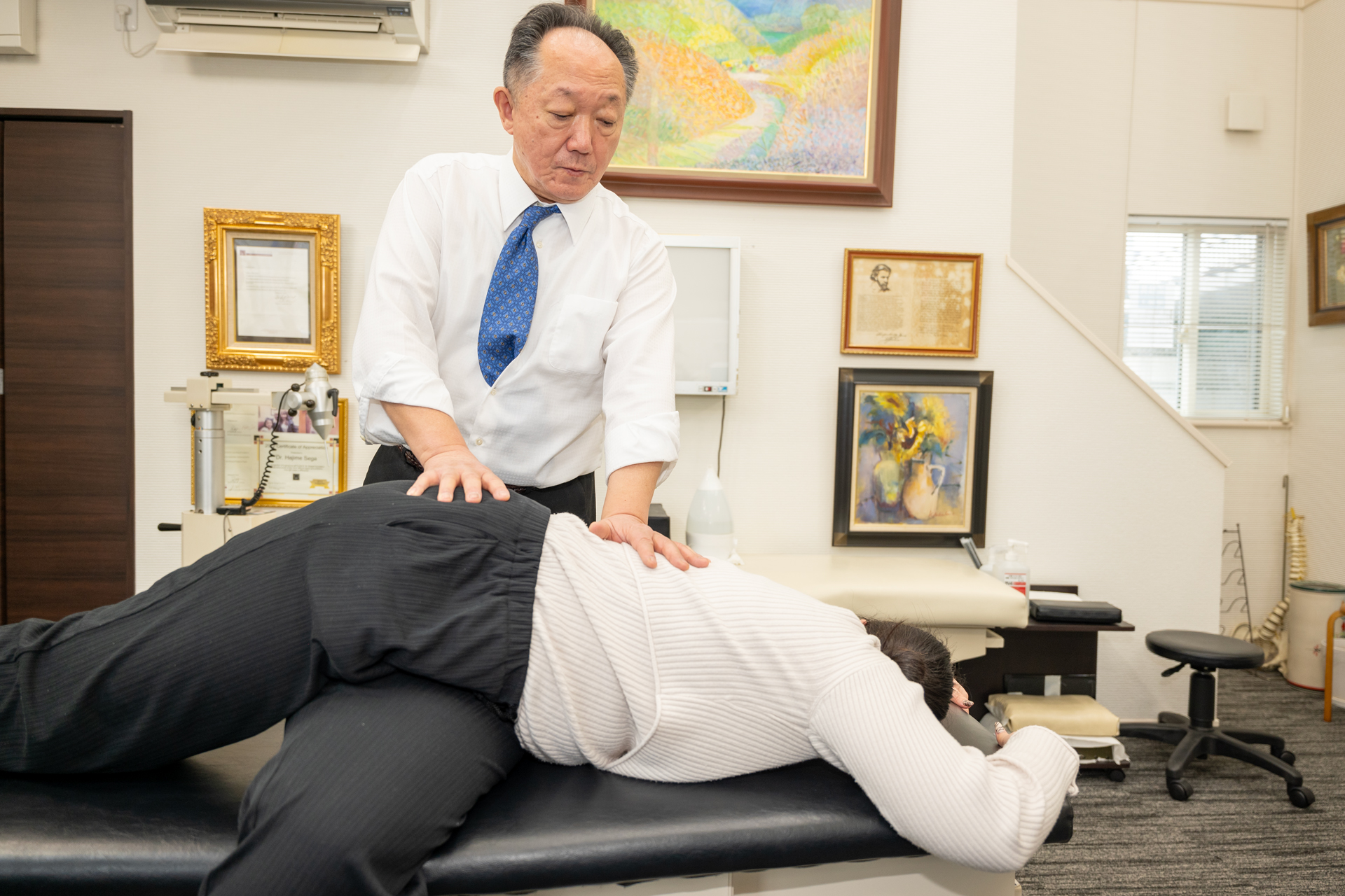 施術の流れ | 新潟の専門院「瀬賀カイロプラクティックセンター」