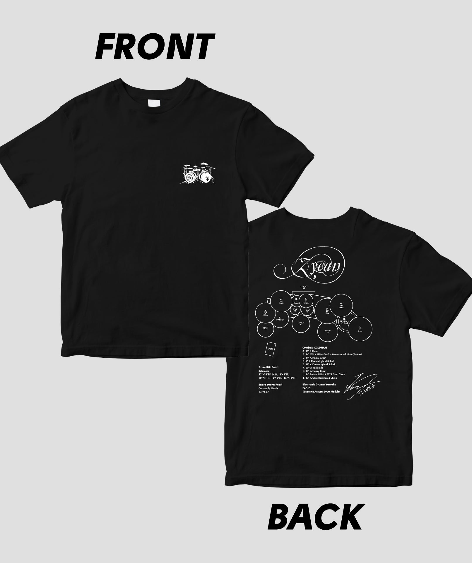 Drummer's Set Up Vol.37 Zyean［JILUKA］ – T-OD（株式会社リットー