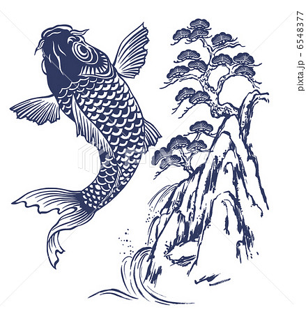 鯉のイラスト素材 [6548377] - PIXTA