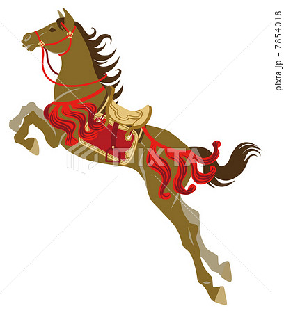 ◇神馬◇手描きイラスト 神馬のイラスト素材 [7938571] - PIXTA