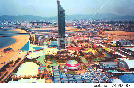 1989年 アジア太平洋博覧会（よかトピア）の風景 場所：福岡県福岡市の