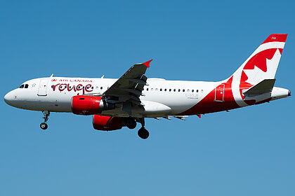 チェコ航空 Aviationtag A319-100 赤色 チェコ航空 Aviationtag A319