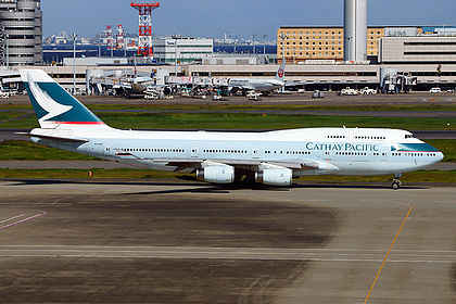 B-HUI Cathay Pacific Boeing 747-400 | Planespotters.net