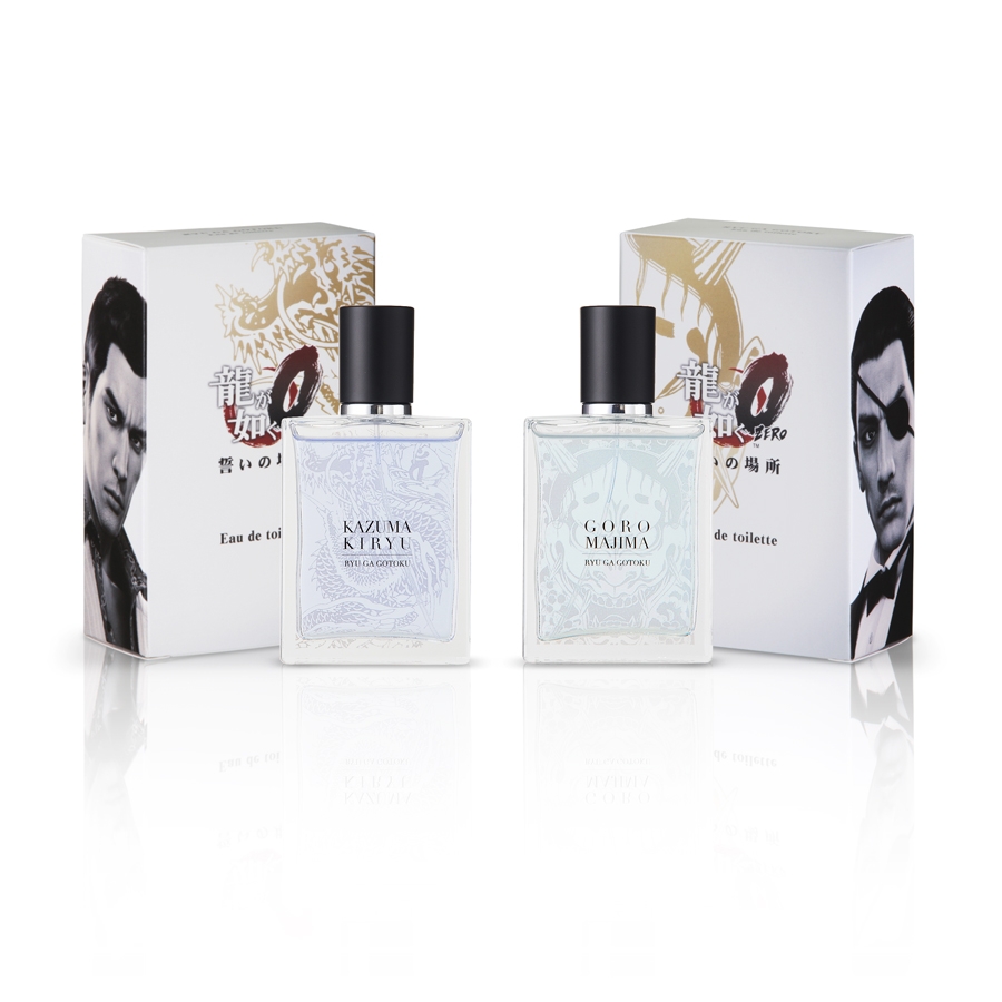 未開封！龍が如く0 桐生モデル オードトワレ 龍が如く』 オードトワレ 桐生モデル／<br>真島モデル パッケージ