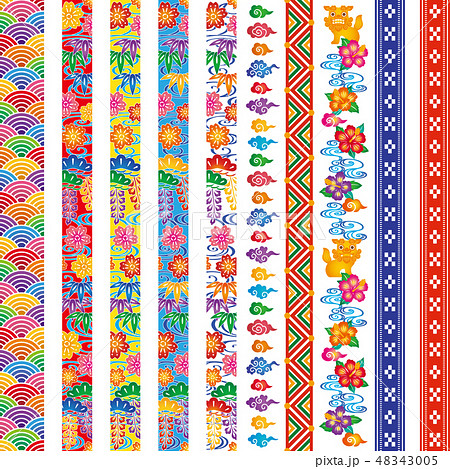 ミンサー柄の写真素材 - PIXTA