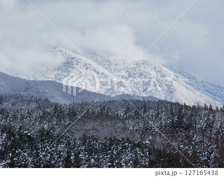 恵那山 冬 冬景色 雪山の写真素材 - PIXTA