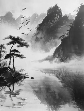 水墨画 Images – Browse 24,013 Stock Photos, Vectors, and Video