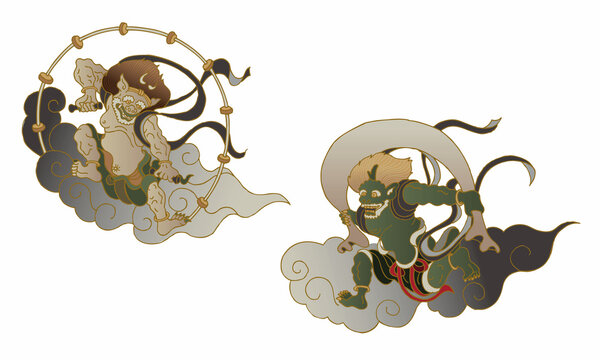 風神 雷神 Images – Browse 311 Stock Photos, Vectors, and Video