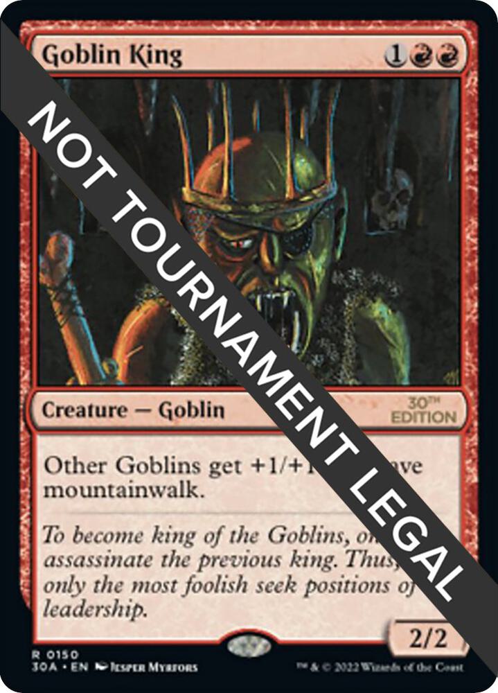 Goblin King - 30th Anniversary Edition - Magic: The Gathering