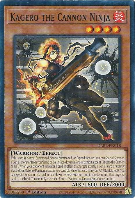 Kagero the Cannon Ninja - Darkwing Blast - YuGiOh - TCGplayer.com