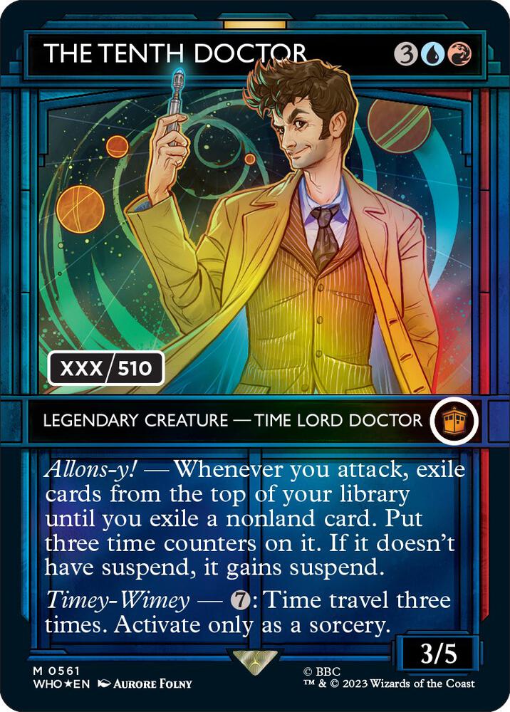 The Tenth Doctor (Serial Numbered) - Universes Beyond: Doctor Who