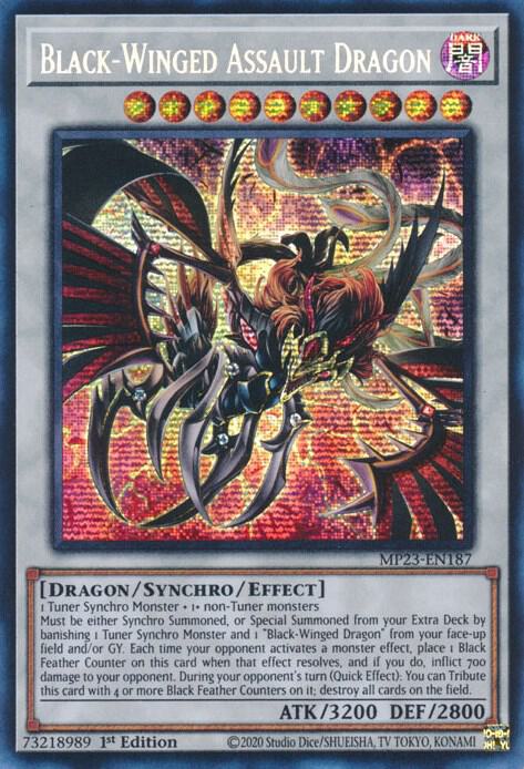 Black-Winged Assault Dragon - 25th Anniversary Tin: Dueling Heroes
