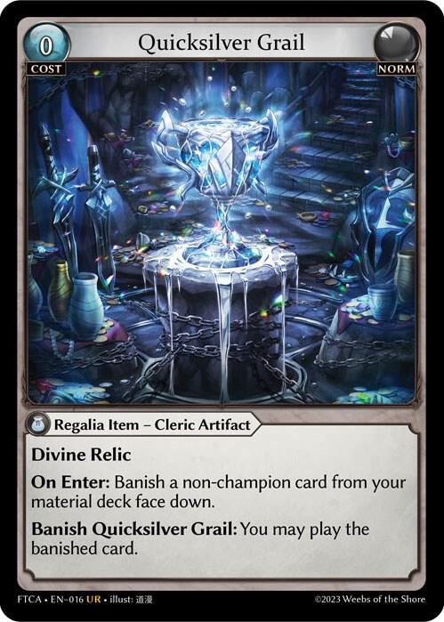 Quicksilver Grail (016) - Fractured Crown - Grand Archive TCG