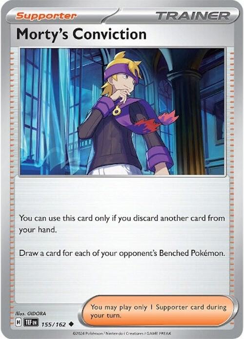 Morty's Conviction - 155/162 - SV05: Temporal Forces - Pokemon