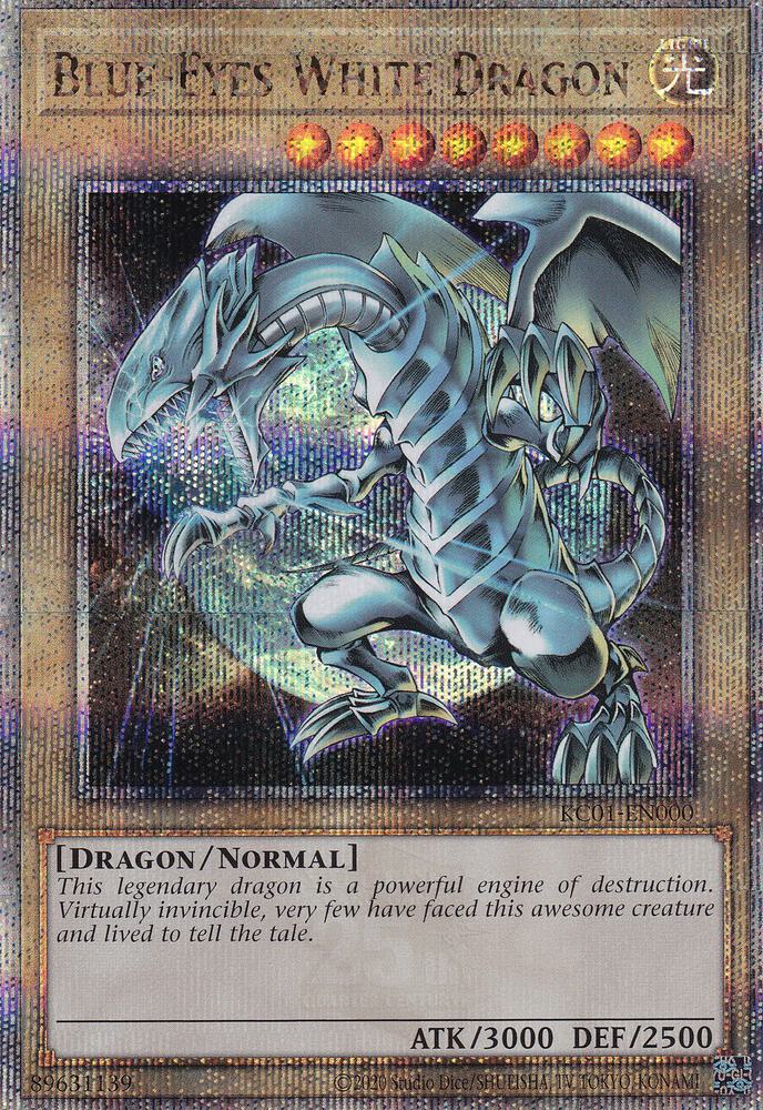 Blue-Eyes White Dragon (Quarter Century Secret Rare) - 25th