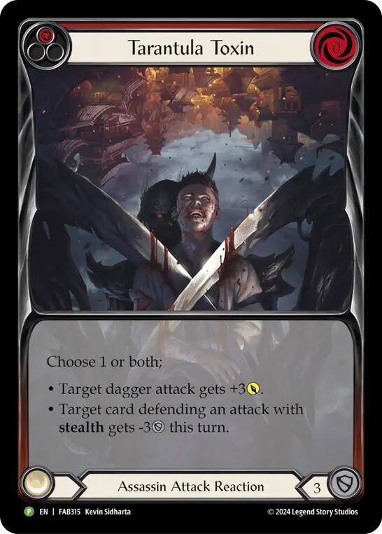 Tarantula Toxin - FAB315 - Flesh and Blood: Promo Cards - Flesh