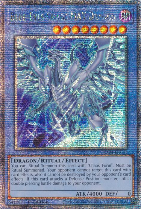 Blue-Eyes Chaos MAX Dragon (New Art) (Quarter Century Secret Rare