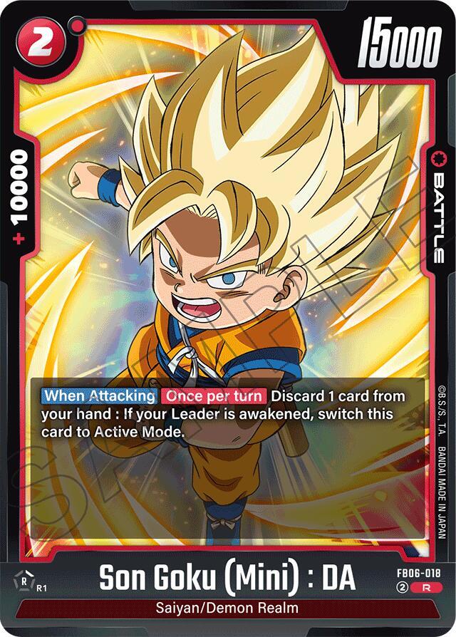 Son Goku (Mini) : DA - FB06-018 - Rivals Clash - Dragon Ball Super