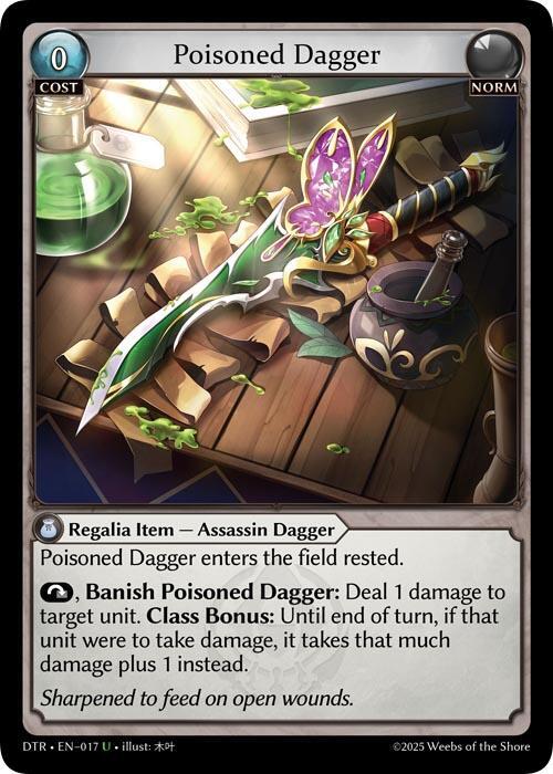 Poisoned Dagger - Distorted Reflections - Grand Archive TCG