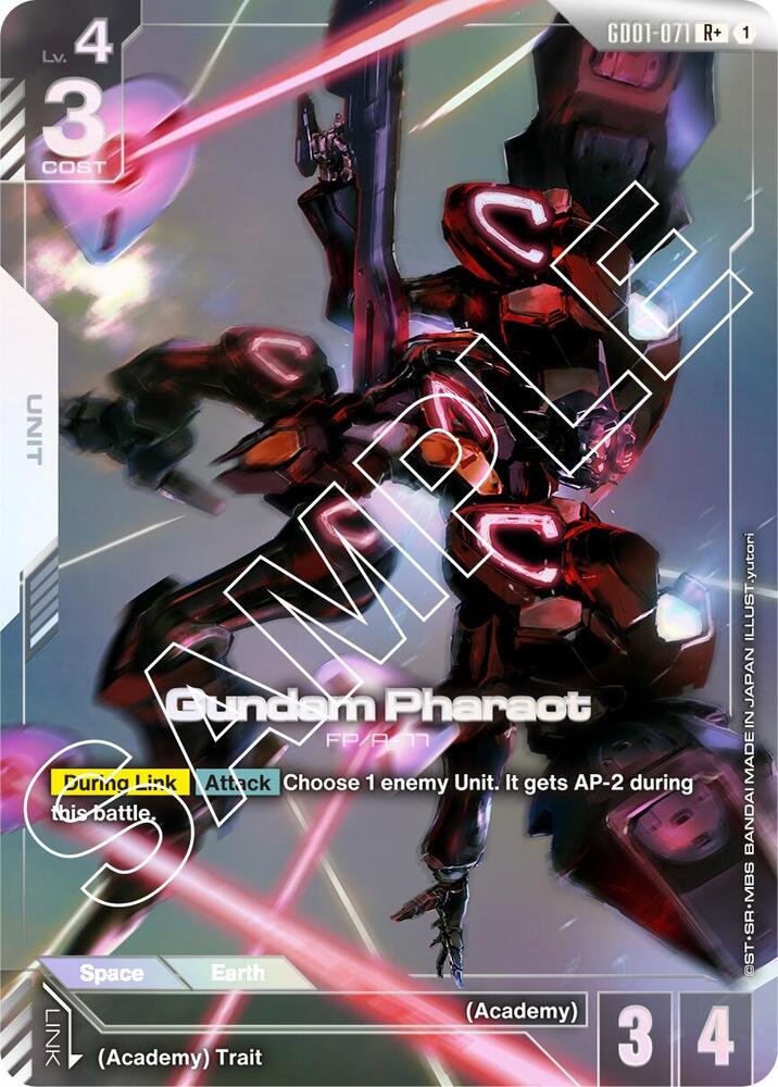 Gundam Pharact (R+) - Newtype Rising - Gundam Card Game