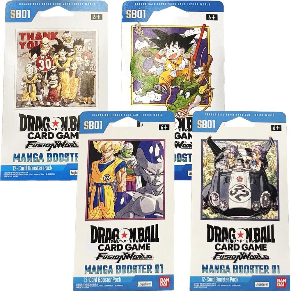 Manga Booster 01 Sleeved Booster Packs [Set of 4] - Manga Booster