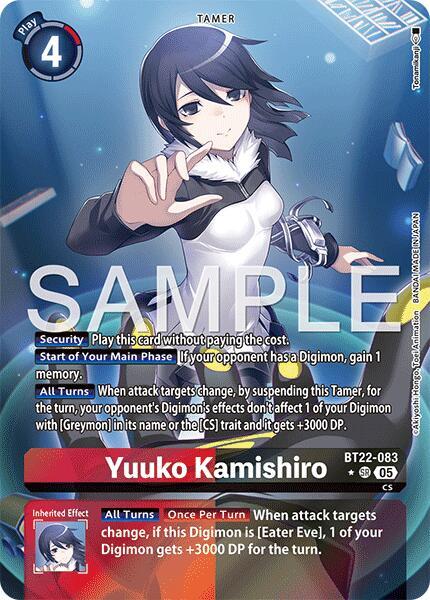 Yuuko Kamishiro (Alternate Art) - Cyber Eden - Digimon Card Game