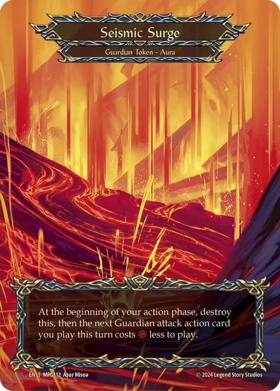 Seismic Surge (Lava) (Marvel) - Mastery Pack Guardian - Flesh and