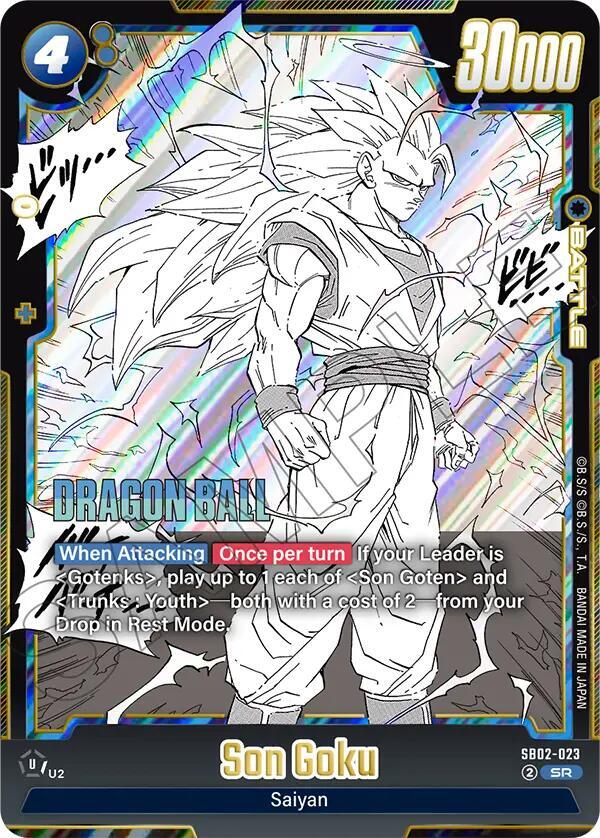 Son Goku - SB02-023 - Manga Booster 02 - Dragon Ball Super: Fusion